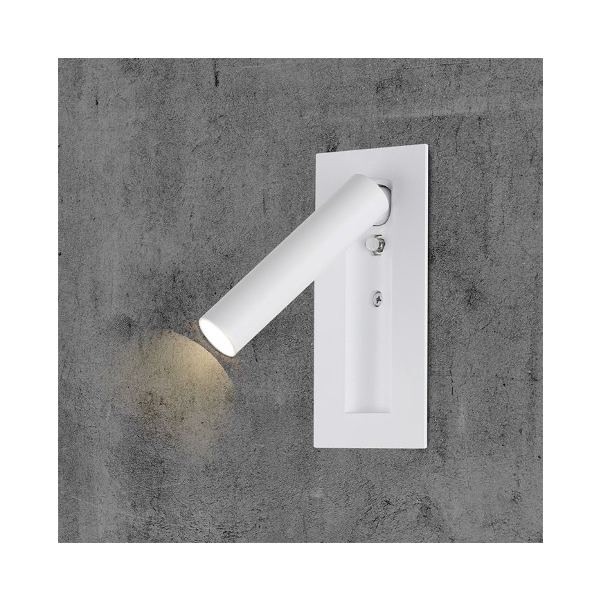 Aplique de parede tipo spot LED/2W/230V 3000K branco