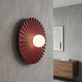 Aplique de parede UMBRA 1xG9/8W/230V vermelho