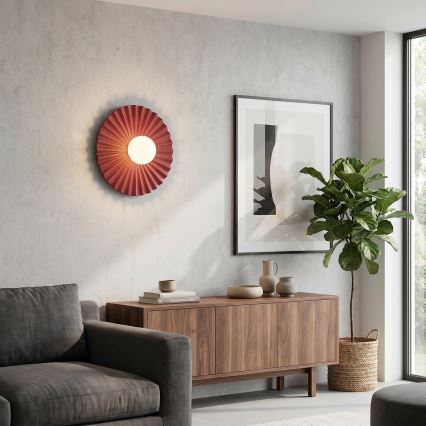 Aplique de parede UMBRA 1xG9/8W/230V vermelho