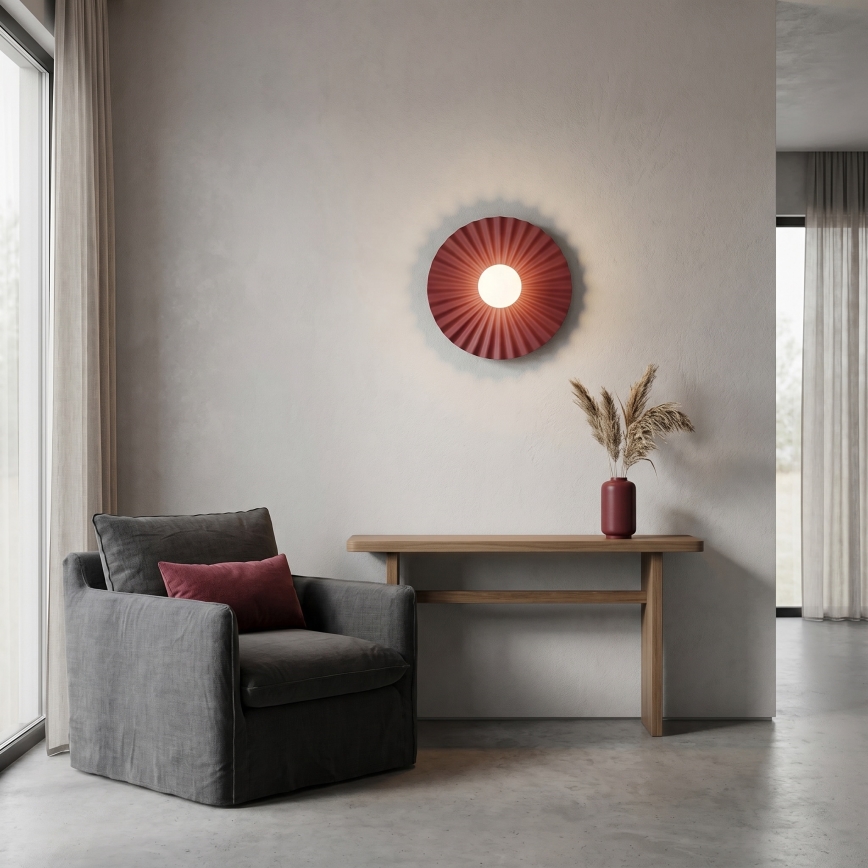 Aplique de parede UMBRA 1xG9/8W/230V vermelho