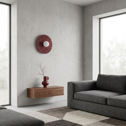 Aplique de parede UMBRA 1xG9/8W/230V vermelho