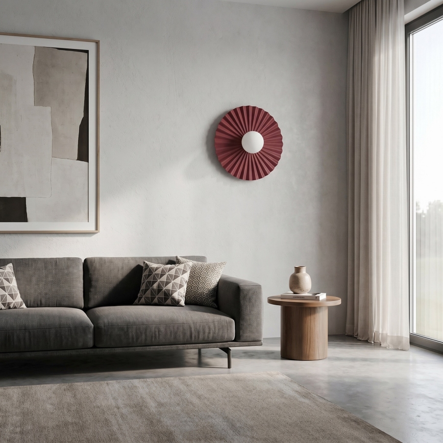 Aplique de parede UMBRA 1xG9/8W/230V vermelho