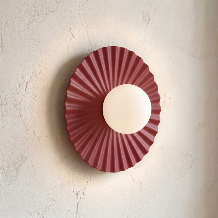Aplique de parede UMBRA 1xG9/8W/230V vermelho