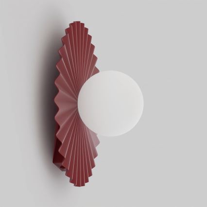 Aplique de parede UMBRA 1xG9/8W/230V vermelho