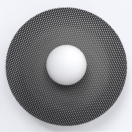 Aplique de parede VIBEZ 1xG9/8W/230V preto