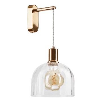 Aplique de parede VIVE 1xE27/15W/230V dourado