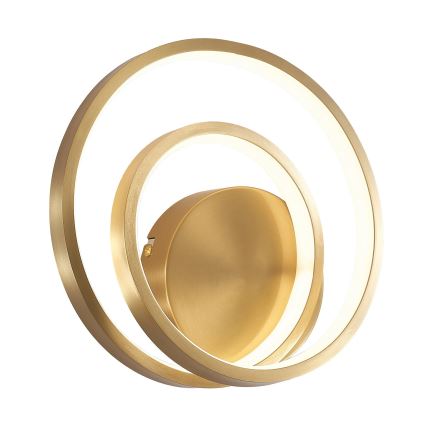 Aplique de parede ZEFIRA LED/14W/230V 4000K dourado