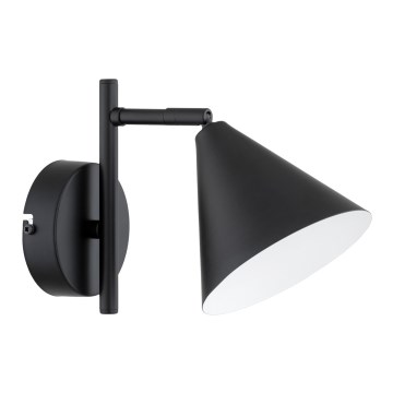 Aplique de parede ZELTA 1xE27/15W/230V preto