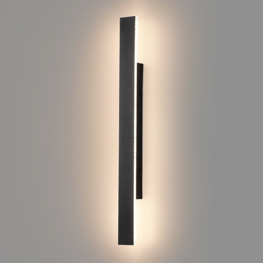 Aplique exterior LED WOW LED/11W/230V 3000/4000/6000K 60 cm IP54 preto