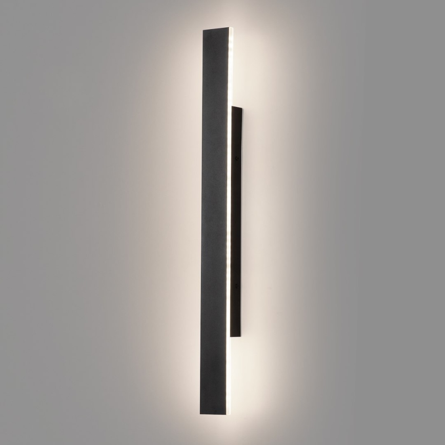 Aplique exterior LED WOW LED/11W/230V 3000/4000/6000K 60 cm IP54 preto