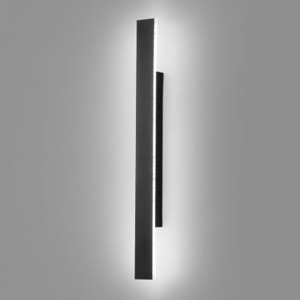 Aplique exterior LED WOW LED/11W/230V 3000/4000/6000K 60 cm IP54 preto