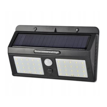 Aplique solar de parede LED com sensor LED/1,2W/3,7V 1200 mAh IP54