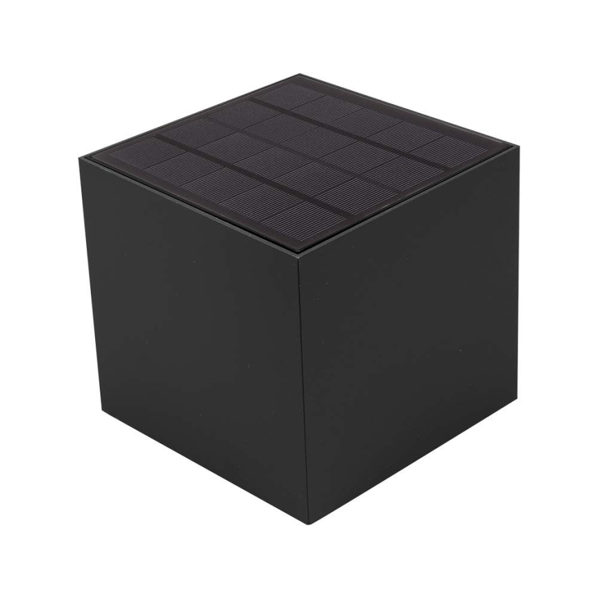 Aplique solar de parede LED com sensor LED/9W/5V 3000/4000/5000K IP65 2600 mAh antracite
