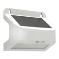 Aplique solar de parede LED com sensor SOLTO LED/6W/3,7V 4000K IP54 2400 mAh branco