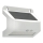 Aplique solar de parede LED com sensor SOLTO LED/6W/3,7V 4000K IP54 2400 mAh branco