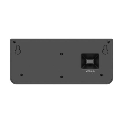 Aplique solar LED de parede com sensor LINK LED/5W/3,7V 2000 mAh IP65 preto