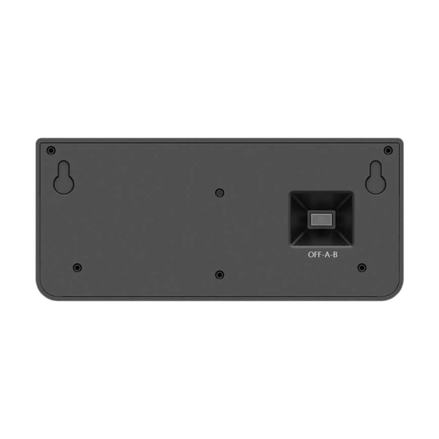 Aplique solar LED de parede com sensor LINK LED/5W/3,7V 2000 mAh IP65 preto