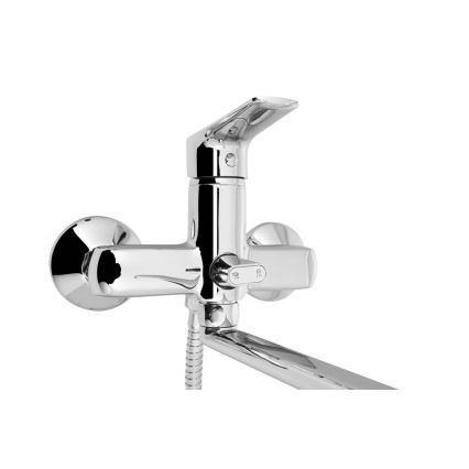 Aqualine - Bacia/torneira de banheira LOTTA cromado brilhante