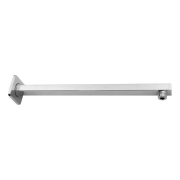 Aqualine - Braço de chuveiro angular 40,4 cm cromado brilhante
