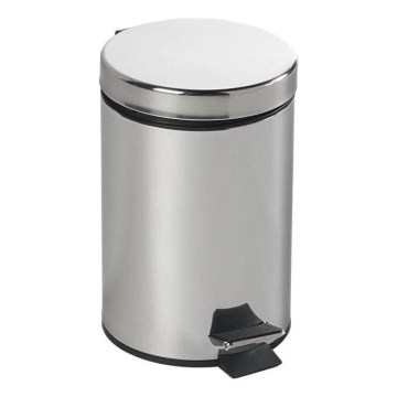 Aqualine - Caixote do lixo SIMPLE LINE 3 l polido aço inoxidável