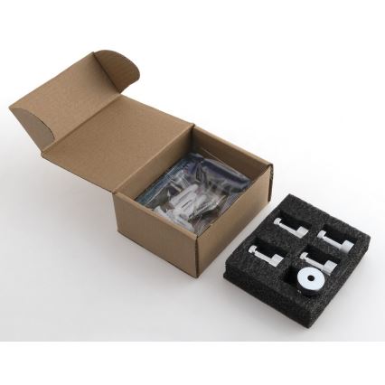 Aqualine - CONJUNTO 5x Gancho de parede SAMBA cromo brilhante