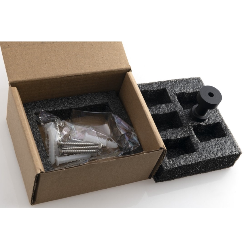 Aqualine - CONJUNTO 5x Ganchos de parede SAMBA mate preto