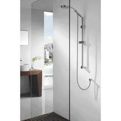 Aqualine - Conjunto de chuveiro TILA cromado brilhante