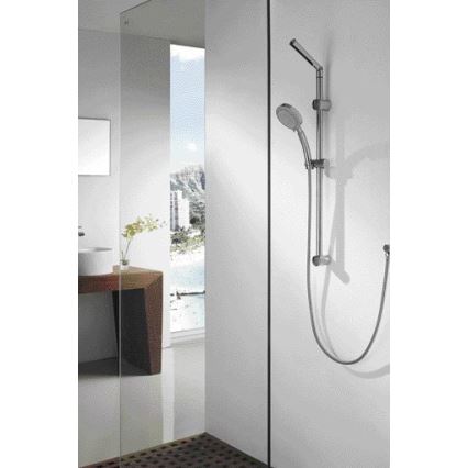 Aqualine - Conjunto de chuveiro TILA cromado brilhante