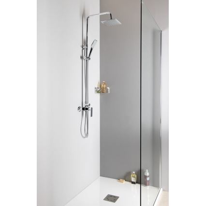 Aqualine - Conjunto de chuveiro com torneira FACTOR cromo brilhante