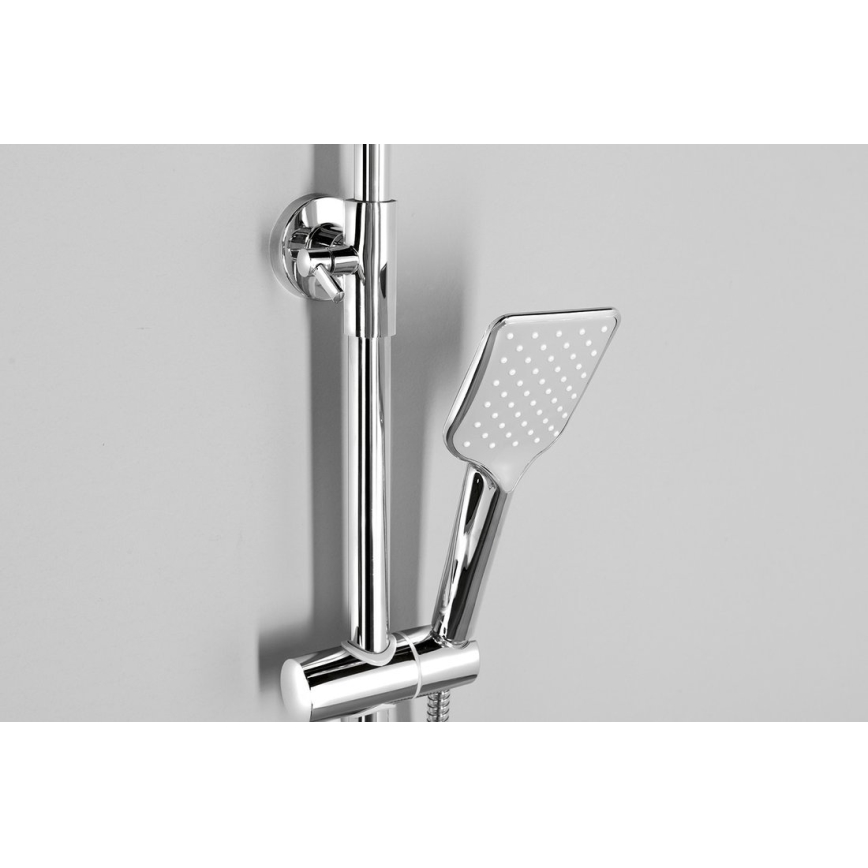 Aqualine - Conjunto de chuveiro com torneira FACTOR cromo brilhante