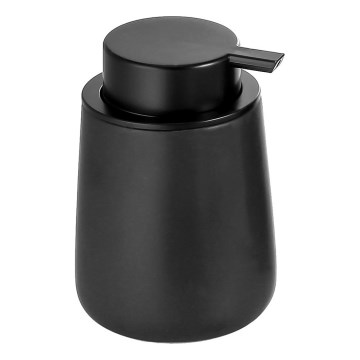 Aqualine - Dispensador de sabão NERO 350 mm cerâmica/preto