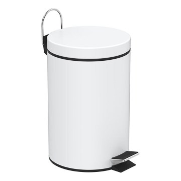 Aqualine - Lixeira SIMPLE LINE 3 l branco fosco