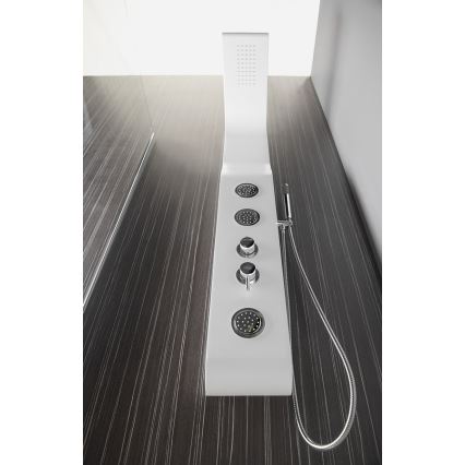 Aqualine - Painel de duche YUKI branco mate