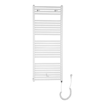Aqualine - Radiador elétrico para casa de banho DIRECT-E 600W 132x60 cm branco
