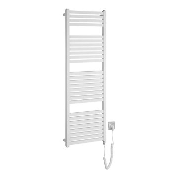 Aqualine - Radiador elétrico para casa de banho TONDI-E 500W/230V 133 cm branco direito