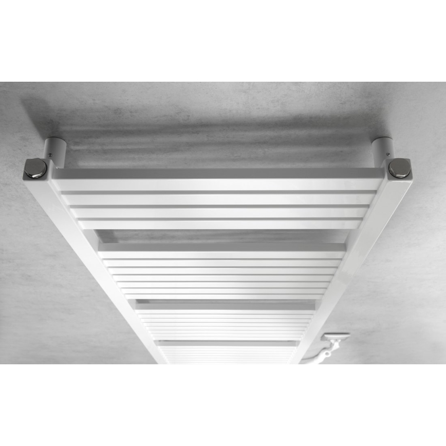 Aqualine - Radiador elétrico para casa de banho TONDI-E 500W/230V 133 cm branco direito