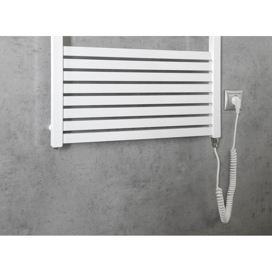 Aqualine - Radiador elétrico para casa de banho TONDI-E 800W 169x60 cm branco