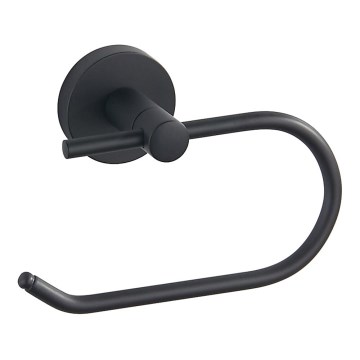 Aqualine - Suporte de papel higiénico SAMBA preto