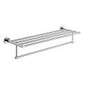 Aqualine - Suporte de parede para toalha SAMBA 21x62,5 cm cromado brilhante