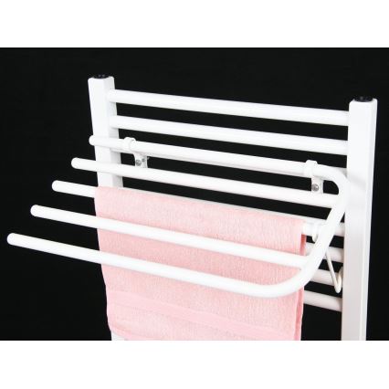 Aqualine - Toalheiro com elemento de aquecimento 60 cm branco