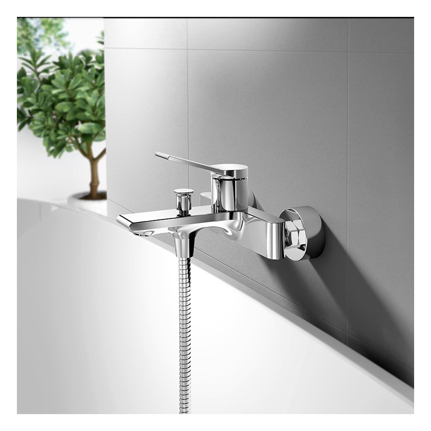 Aqualine - Torneira de banheira BOLERO cromado brilhante