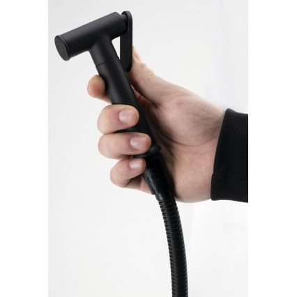 Aqualine - Torneira de bidé com chuveiro para instalação embutida mate preto