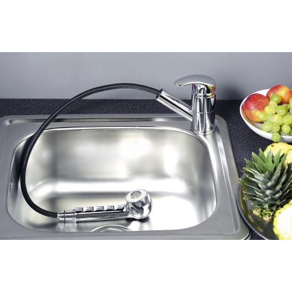 Aqualine - Torneira de cozinha KASIOPEA 20 cm cromada brilhante