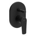 Aqualine - Torneira de duche para instalação embutida LOTTA mate preto