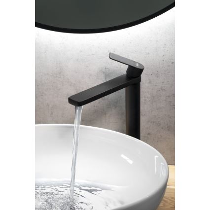 Aqualine - Torneira do lavatório DAPHNE 29 cm mate preto