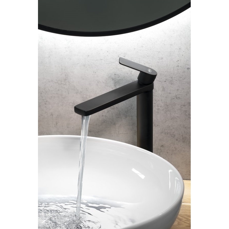 Aqualine - Torneira do lavatório DAPHNE 29 cm mate preto