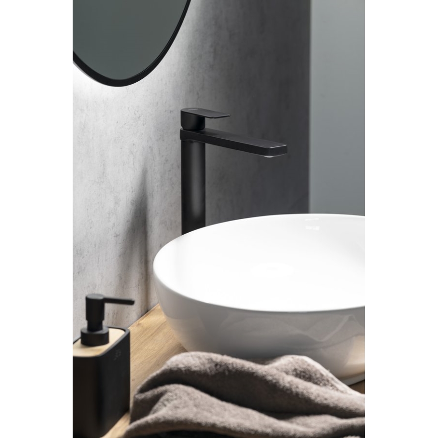 Aqualine - Torneira do lavatório DAPHNE 29 cm mate preto