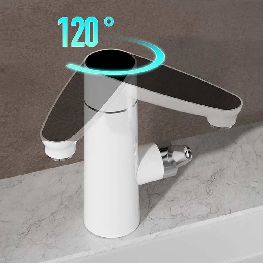 Aquecedor de água instantâneo com display LED 3000W/230V IPX4 branco