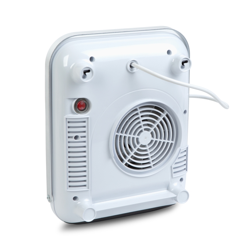 Aquecedor de parede com toalheiro 2000W/230V IP22 branco + controlo remoto