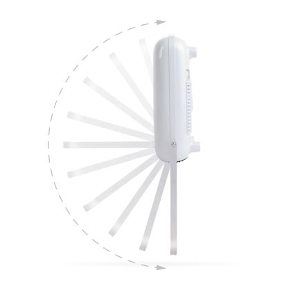 Aquecedor de parede com toalheiro 2000W/230V IP22 branco + controlo remoto